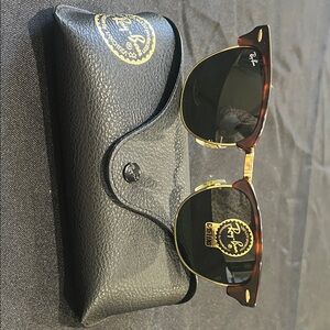 Ray-Ban Tortoise and Gold Sunglasses